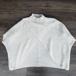 Large sweater with an open front